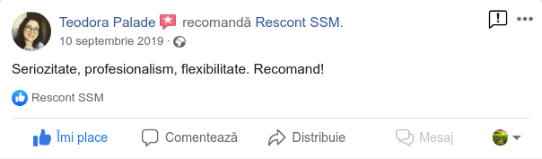 Testimoniale despre Servicii de consultanta Resurse Umane Galati